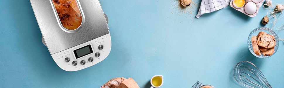 Хлібопекарня Cecotec Brotbackautomat Bread&Co 1500 PerfectCook: 850 Вт, 1,5 кг, 15 програм, таймер, миється, з рецептами