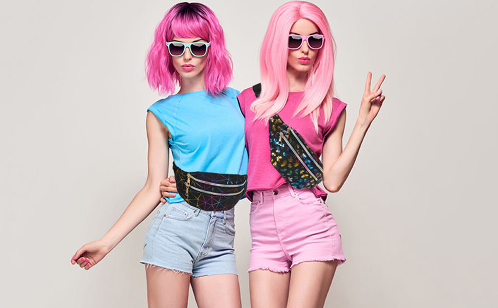 Жіноча/Чоловіча поясна сумка-бананка, водонепроникна, для спорту, подорожей, активного відпочинку