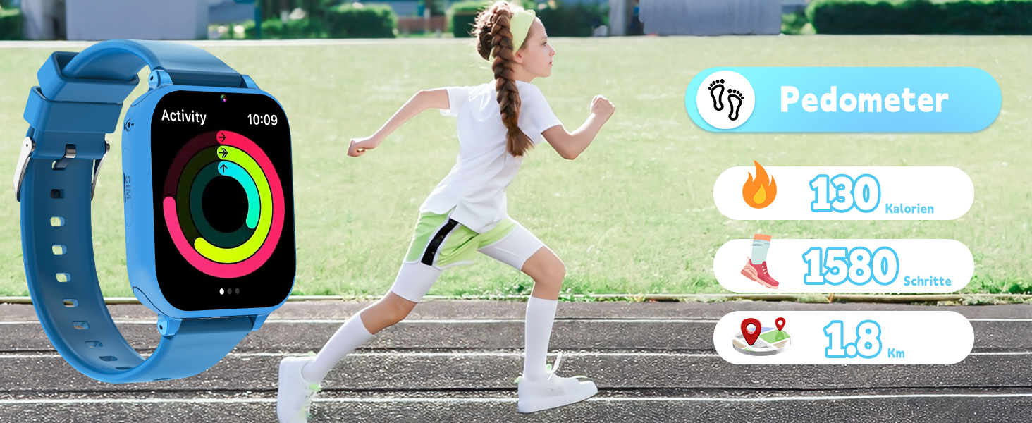 Дитячий розумний годинник Kinder Smartwatch з GPS, 4G, відеодзвінками, SOS та іграми для дітей 4-12 років (рожевий)