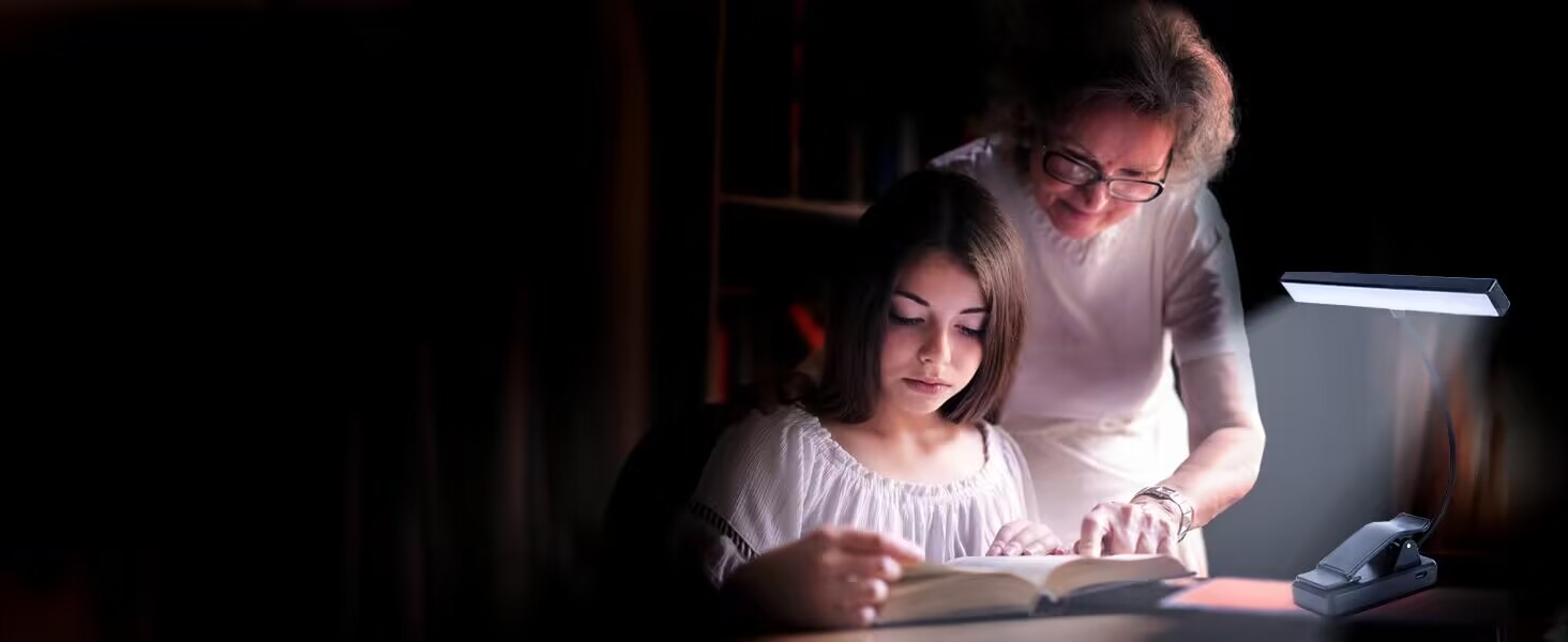 Світлодіодна кліпса-лампа для читання CCHK-18 з USB зарядкою та акумулятором, 18 LED, 4 режими світла, 3 рівні яскравості, складна, для книги, ліжка, офісу, подорожей