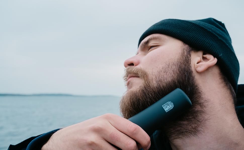 Odenson Beard Forger: Бездротова нагрівальна щітка для бороди – 4 температурні режими, портативна, акумуляторна
