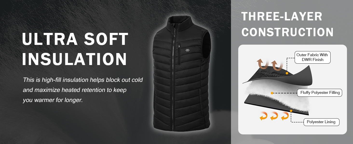 Чоловіча жилетка MoFiz: легка степна жилетка з коміром-стійкою, тепла, з підкладкою, гібридна, для активного відпочинку, роботи, гольфу, хайкінгу, темно-синього кольору