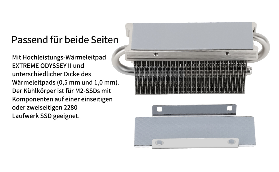 Радіатор охолодження SSD TR HR10 2280 з тепловими трубами та вентилятором PWM для ПК