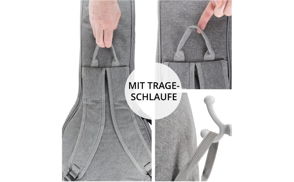 Чохол для гітари Shaman WGB-115 GY Premium-Line (для акустичної та електрогітари) - водовідштовхуючий, з підсиленим ручним захопленням та регульованими лямками