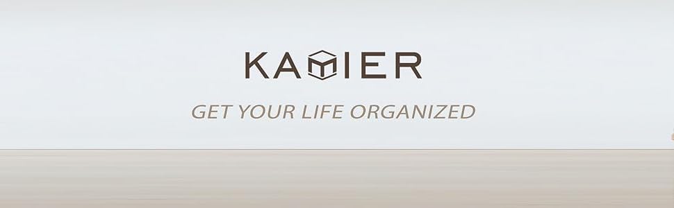 Шкатулка для прикрас KAMIER для жінок, велика з 4 ярусами, з дзеркалом та замком, сіро-блакитного кольору