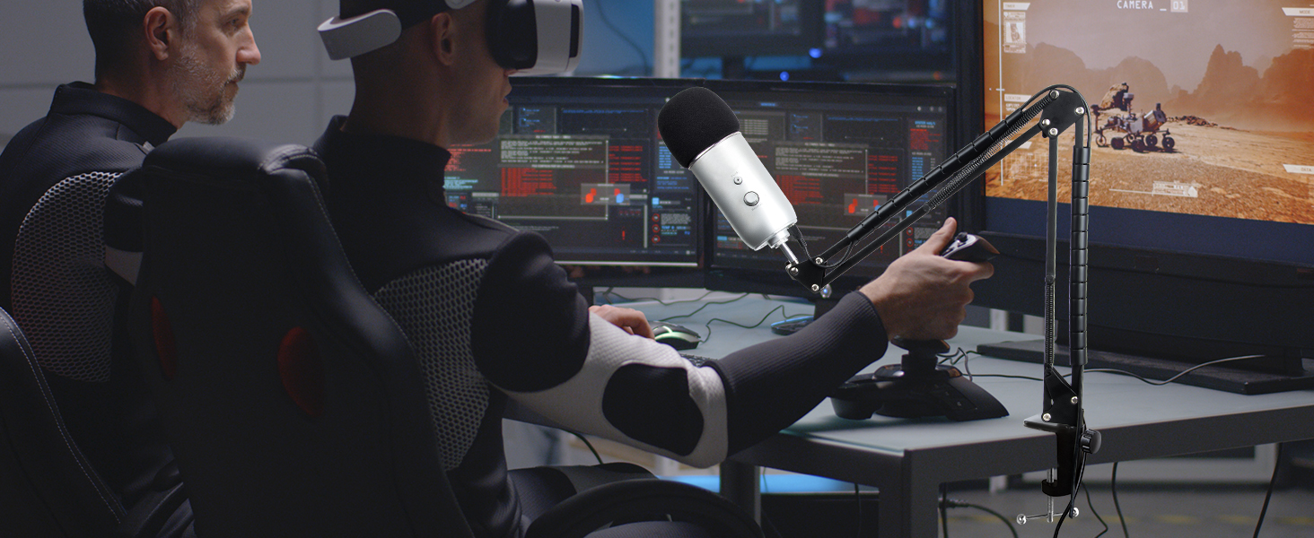 Кріплення для мікрофона Blue Yeti з поп-фільтром: професійний штатив YOUSHARES для Blue Yeti, Yeti Pro, Yeti X