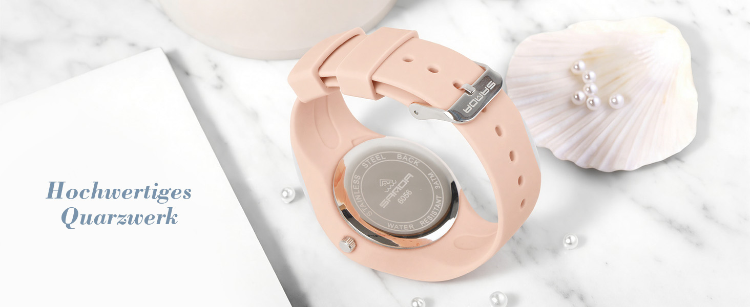 Жіночий годинник: аналоговий кварцовий годинник на силіконовому ремінці. Спортивний годинник для студентів та дорослих, чорного кольору.