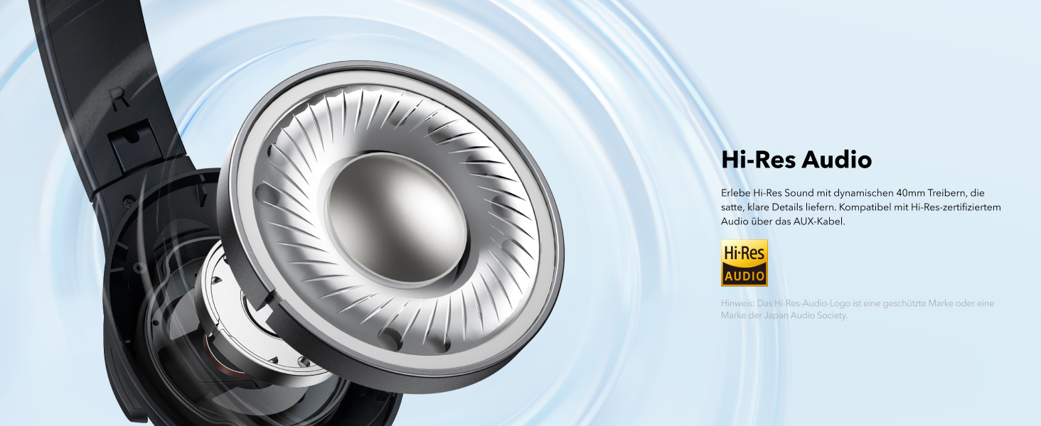 Soundcore Q11i Бездротові навушники-маніжки Anker з глибокими басами, 60 годин відтворення, Hi-Res Audio, знімні амбушури, Multipoint-з'єднання, чорний