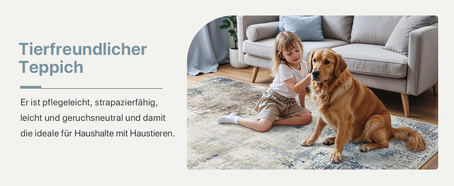 BEIMO Килимок для вітальні, абстрактний дизайн, короткий ворс, 120x170 см, антиковзаючі, для ванної, кухні, коридору, сіро-коричневий