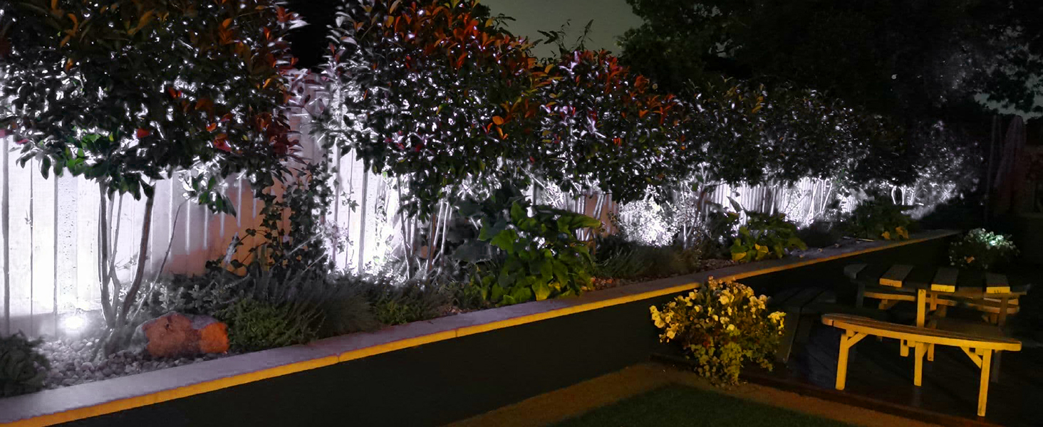 LED садові сонячні прожектори T-SUN, 2 шт, 4 LED, холодне біле світло 6000K, для газону, доріжок, тераси, дві режими освітлення, вуличне безпекове освітлення