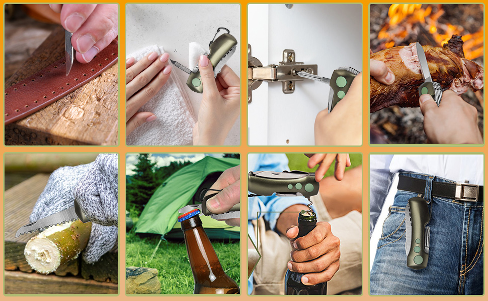 Швейцарський мультитул Victorinox - ніж-мультиінструмент з 15 функціями для кемпінгу та надзвичайних ситуацій (Champagne Green)