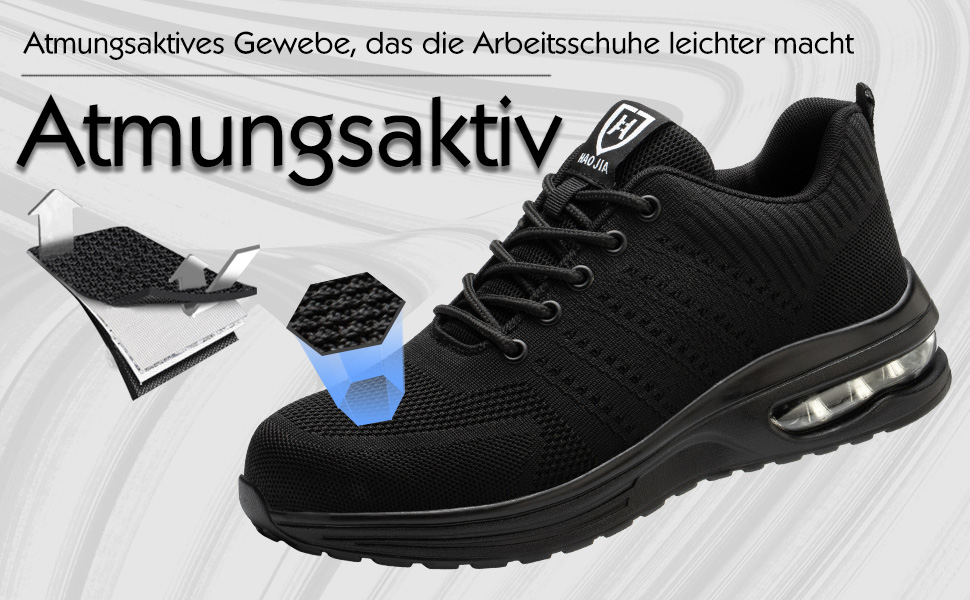 Черевики робочі чоловічі/жіночі, захисні, спортивні, з металевим носком, неслизькі, дихаючі (46 EU, Червоний)