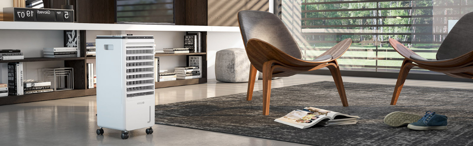 Вентилятор Olimpia Splendid Peler Tower Tower - білий, 300 м³/год, 65 Вт, з таймером та осциляцією