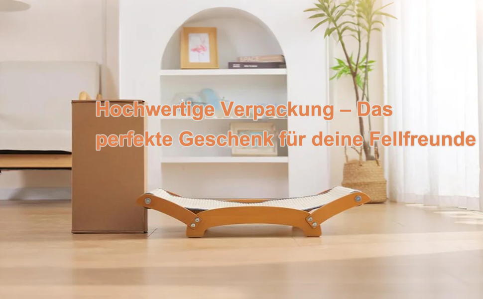 Кігтеточка-ліжко для котів з сизалю, масивне дерев'яне ліжко, кігтеточка-стілець, лежанка для котів, кігтеточка з сизалю, велика, для дому