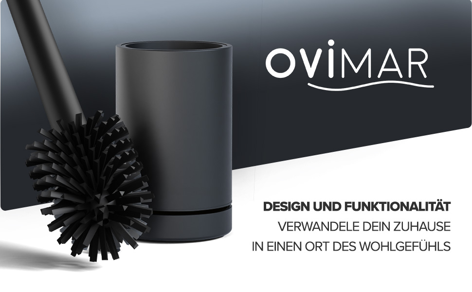 Торцева щітка для унітазу Arosund | Силіконова щітка для унітазу | З вентиляцією | Свободно стояча | Головка щітки для унітазу з нержавіючої сталі | З резервуаром для миючих засобів | Знімний піддон для крапель | Щітка для унітазу (Чорний)