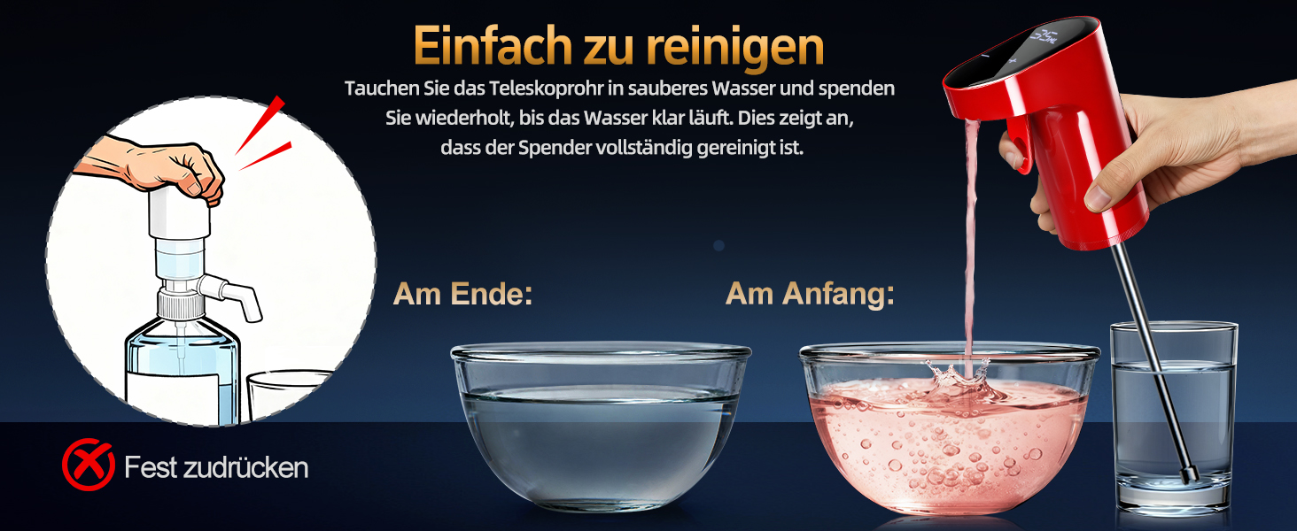 Електричний декантер для вина 5-в-1 з регулюванням дозування та цифровим виливом, автоматичний розливач вина, подарунок на День народження/День Святого Валентина (червоне)