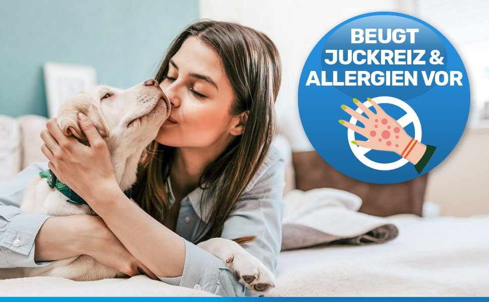 Гумова щітка для миття собак та котів BluePet з масажним ефектом - для короткошерстих порід | Видаляє відмерле волосся, пил та бруд