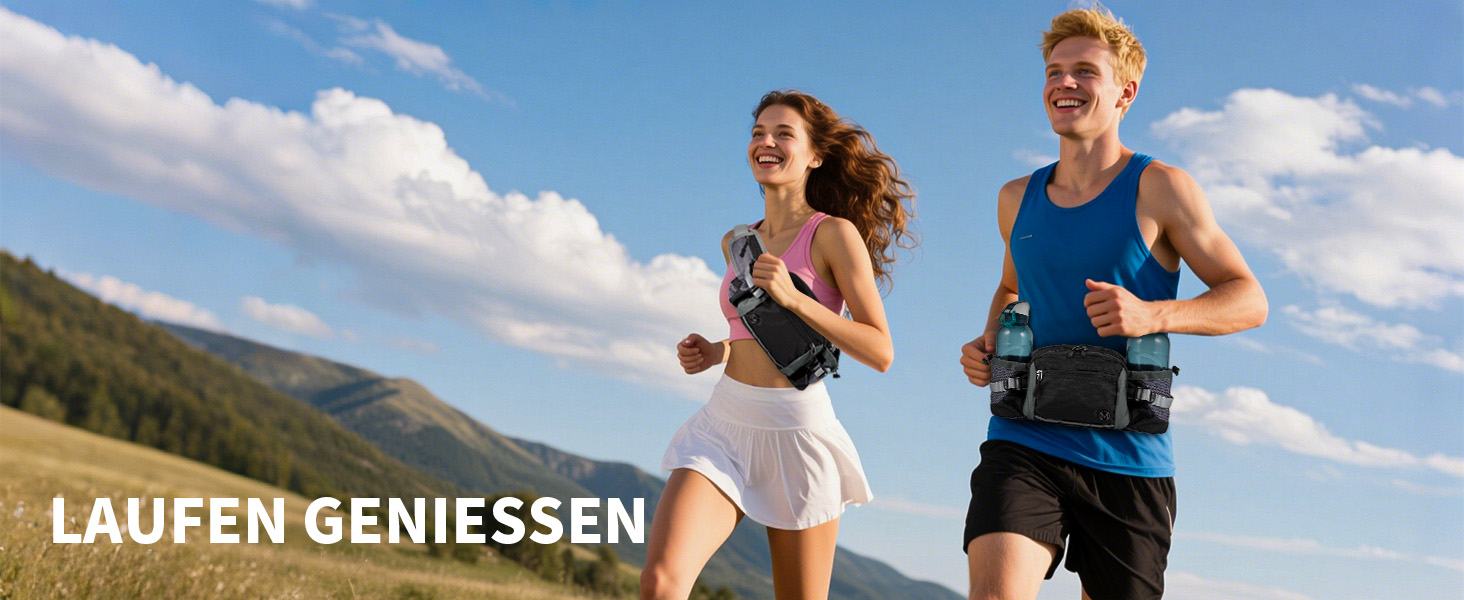 Тактична поясна сумка 6L для туризму, прогулянок з собакою, бігу, велоспорту, риболовлі та подорожей, чорна