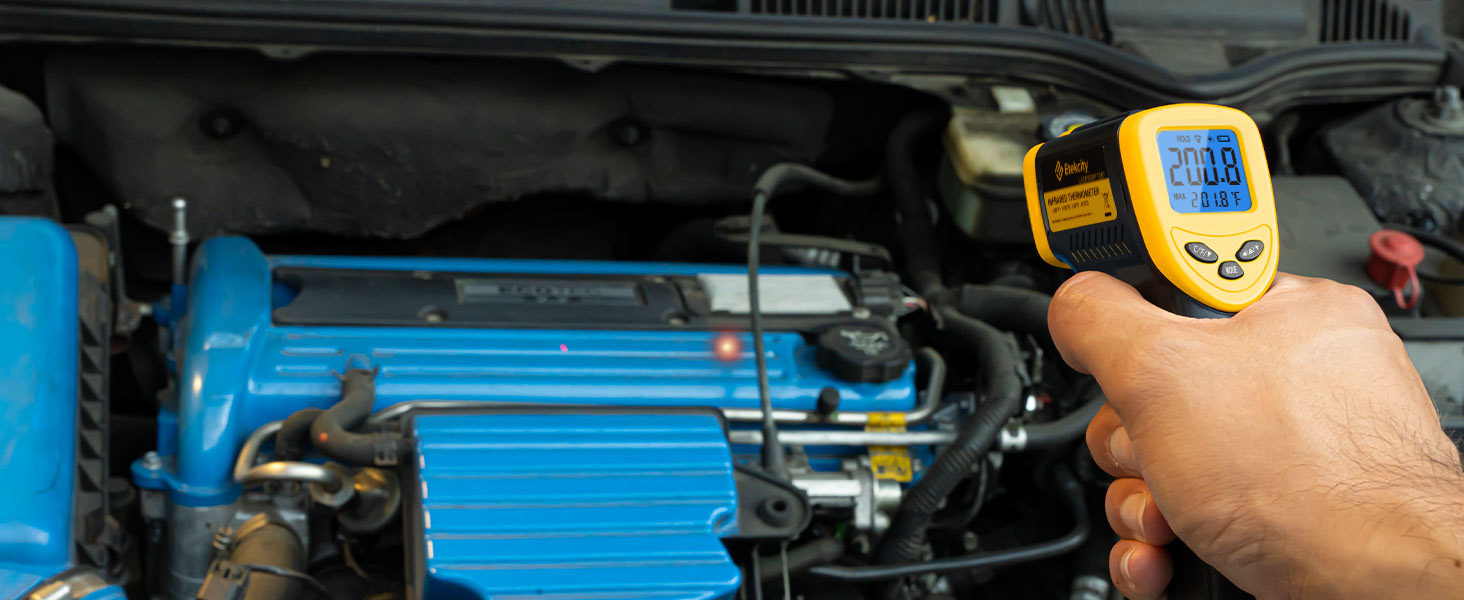 Інфрачервоний термометр Etekcity -50°C до +450°C (610°C) - цифровий лазерний термометр для кухні, піци, гриля, випічки