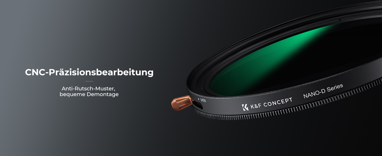 Фільтр K&F Concept Nano-D Serie 82mm 2-в-1: ND та CPL (Поляризаційний)