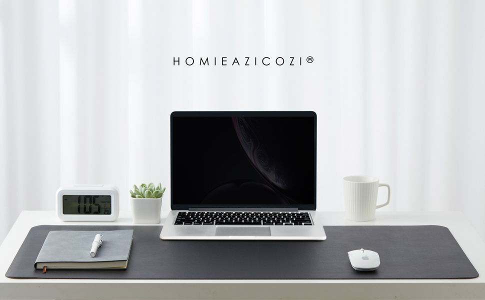 Підкладка під клавіатуру та мишу Kork 90x43 см, темно-зелена, для офісу та дому