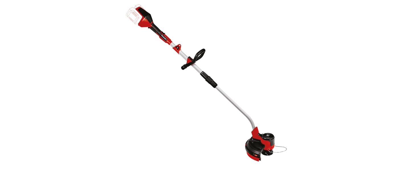 Валик для газону Einhell GC-GR 57, 57 см, металевий, з бічним заповненням водою або піском, регульований скребок, червоний