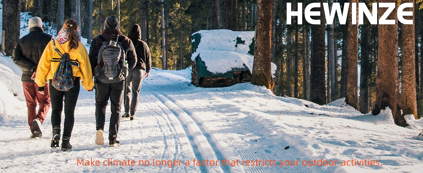 HEWINZE Грілка жилет чоловіча з акумулятором 7.4V - теплий жилет для полювання та активного відпочинку