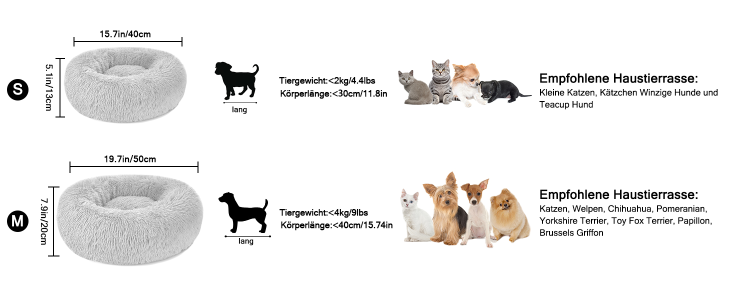 М'яке кругле ліжко для собак та котів з плюшу - Donut. Зручне лежанка для собак, котів та інших домашніх тварин. Легко миється. Розміри: S/M/L/XL/XXL (XXL - 80см). Колір: світло-сірий. Розміри: 80 x 80 x 20 см.