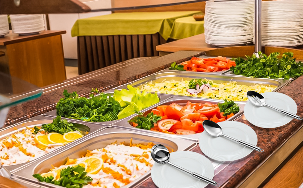 Набір кухонних аксесуарів Pleafind, 4 шт., нержавіюча сталь (3P ложки)