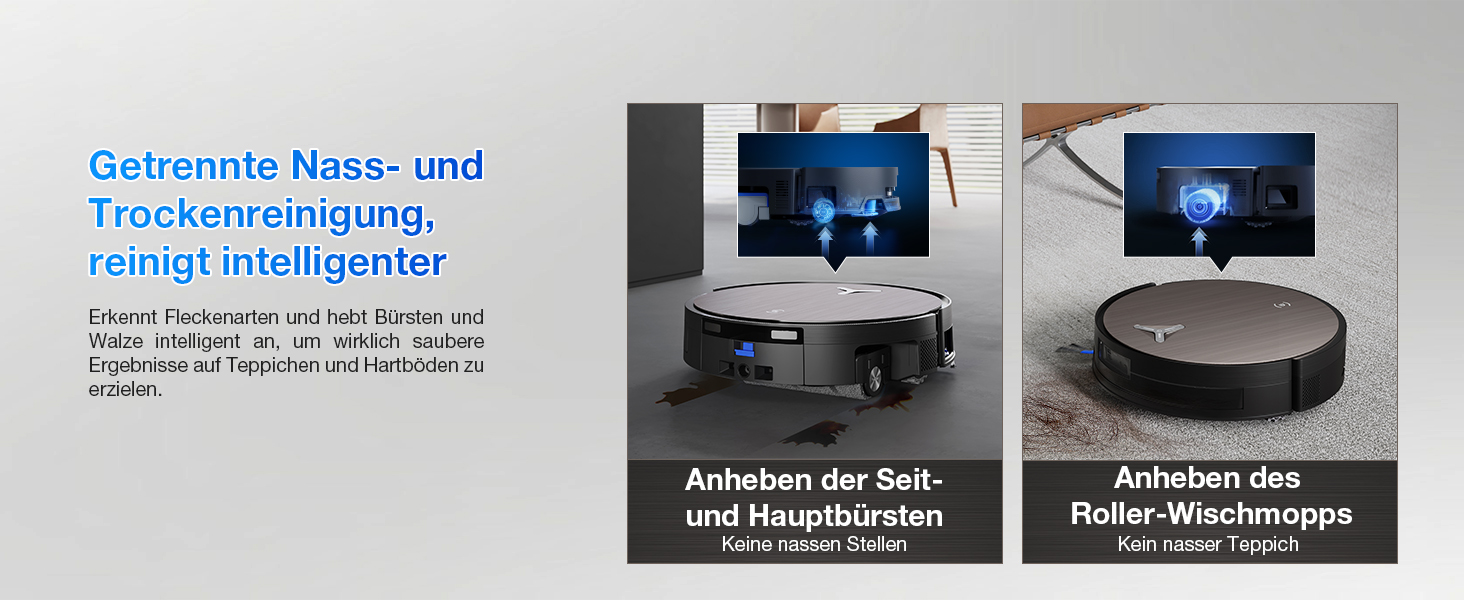 Робот-пилосос ECOVACS DEEBOT T30C Pro Omni GEN 2 з функцією миття, потужність 15400Pa, автопорожнення, гаряча сушка, час роботи 200 хв, ідеальний для шерсті тварин та килимів