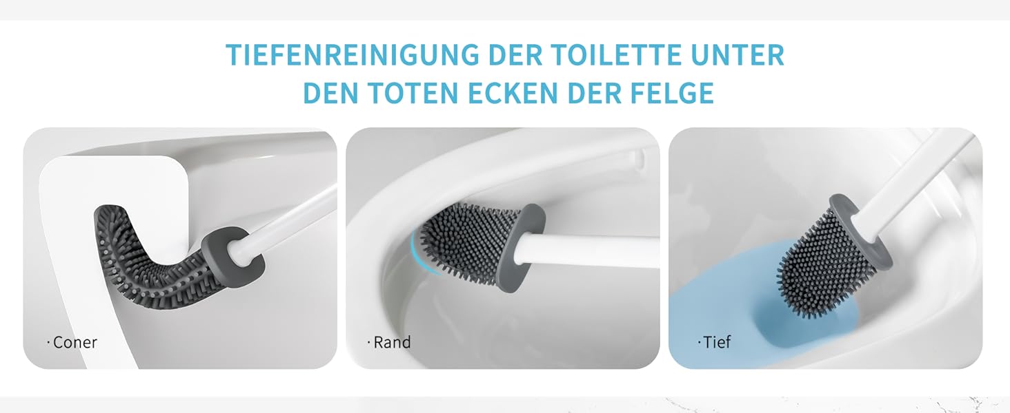 Набір щітки для унітазу та тримача MR.SlGA, настінний монтаж, компактний дизайн, білий, 2 шт.