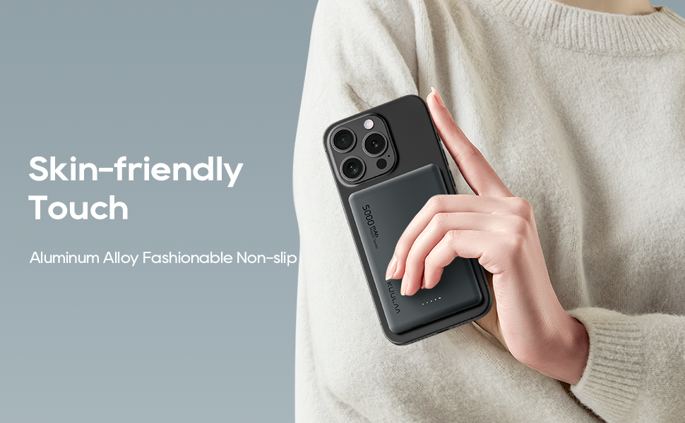 Power Bank Magsafe Ultra Slim 5000mAh 20W Gray - Бездротовий акумулятор для iPhone