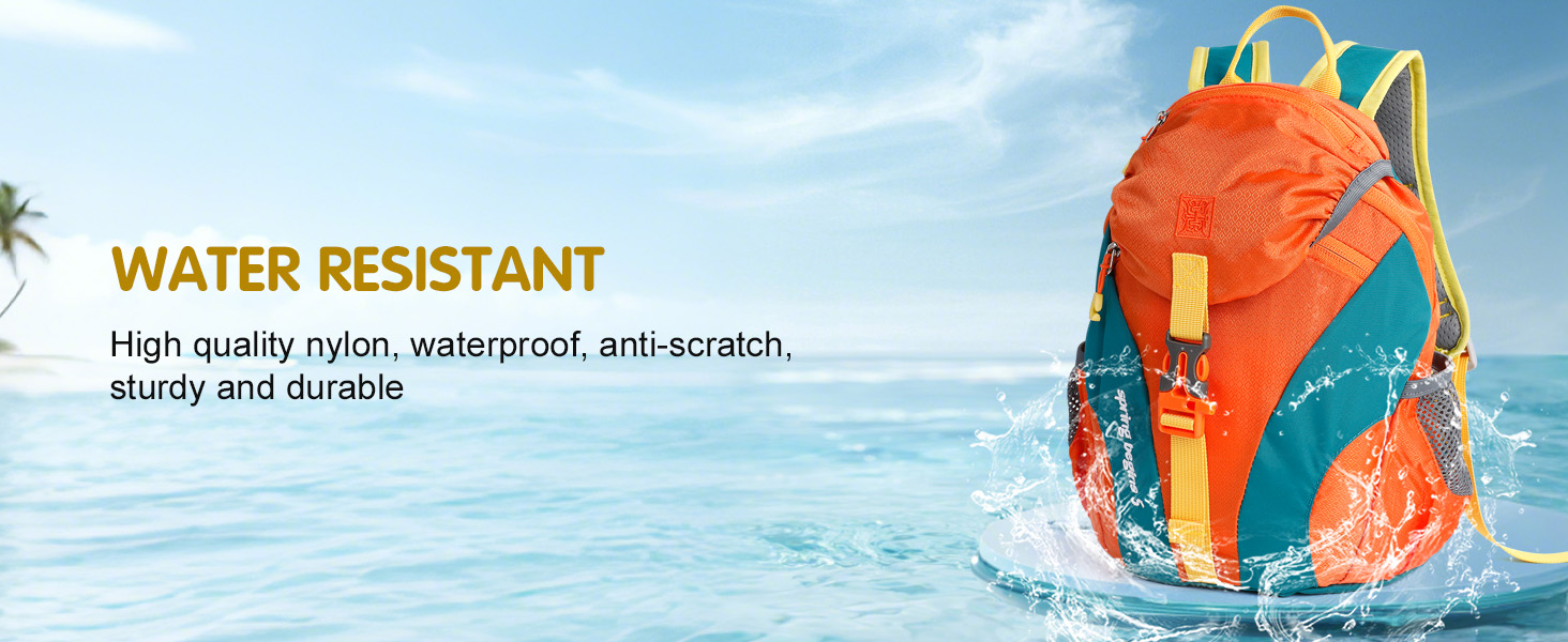 Дитячий рюкзак Cozary Kinder 5L, водонепроникний, для туризму, школи, подорожей та спорту (Помаранчевий)