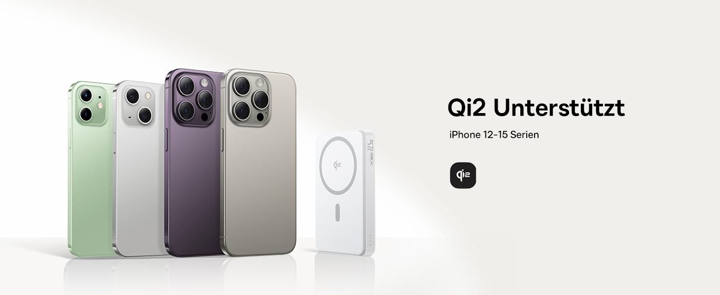 Power Bank Baseus 10000mAh з MagSafe Qi2, 22.5W PD, USB-C, Білий