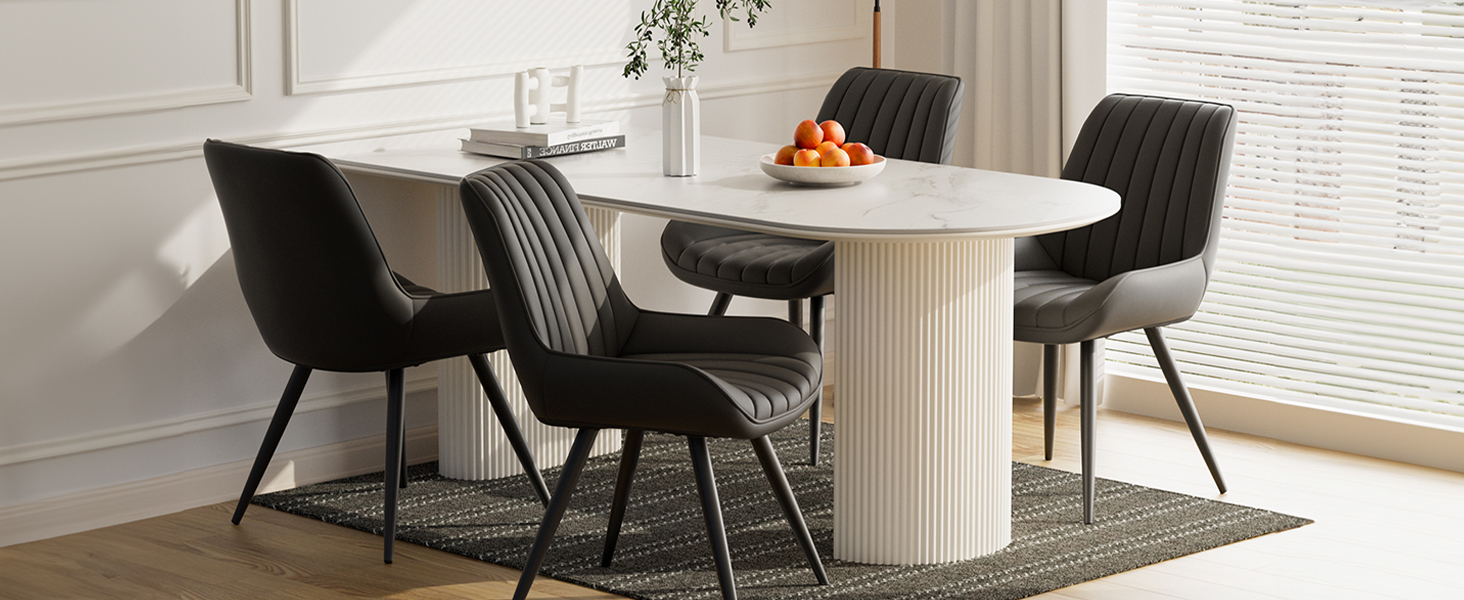 Hawthyhome Dining Chairs - 2 Pack - Dark Grey