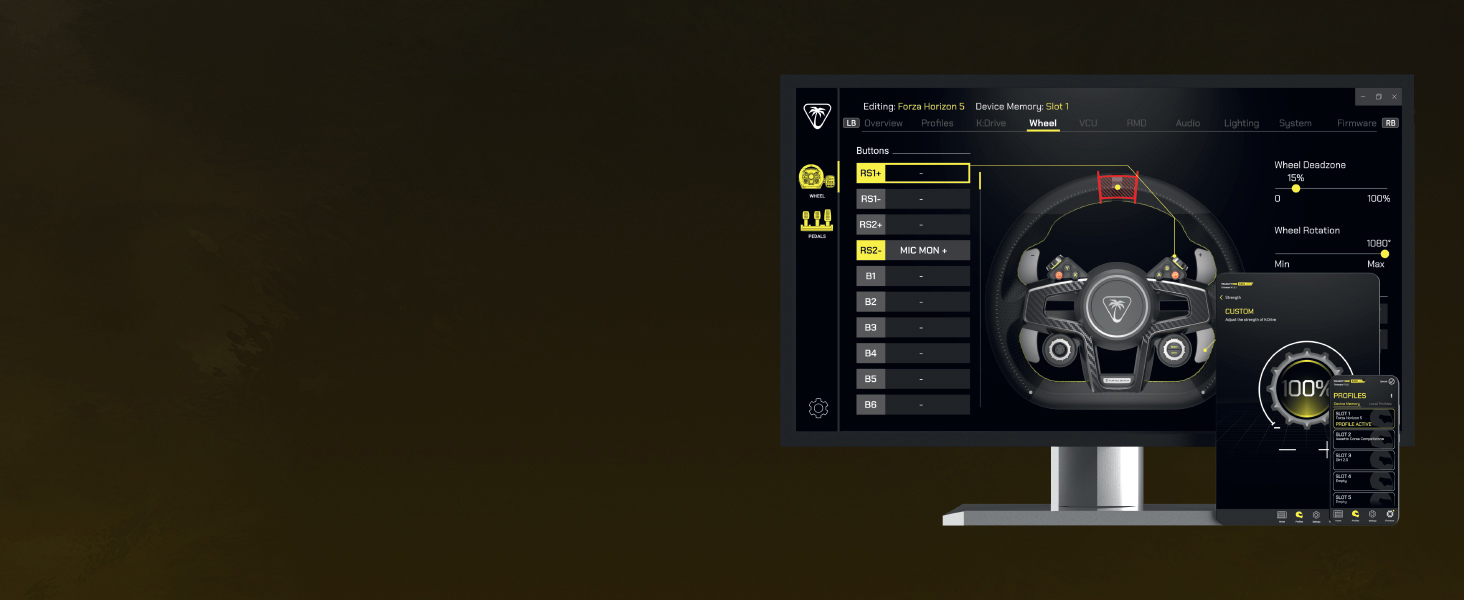 Рульове колесо та педалі Turtle Beach Velocity One з Force Feedback, магнітними перемикачами передач та датчиками Hall-ефекту для Xbox Series X|S, Xbox One, Windows 10 & 11 [Офіційно ліцензовано для Xbox]