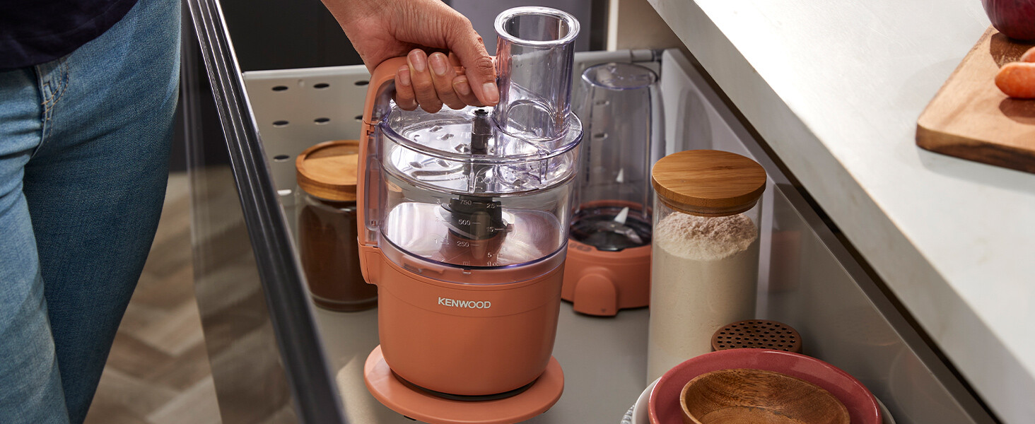 Кухонний комбайн Kenwood MultiPro Go FDP22.130GY, 900 Вт, блакитний, 1.3 л, для нарізки, натирання, пюрування та замішування тіста