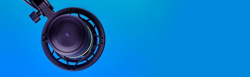 HyperX DuoCast – USB-конденсаторний мікрофон з RGB-підсвічуванням, поп-фільтр, для PC, PS5, PS4, Mac, чорний