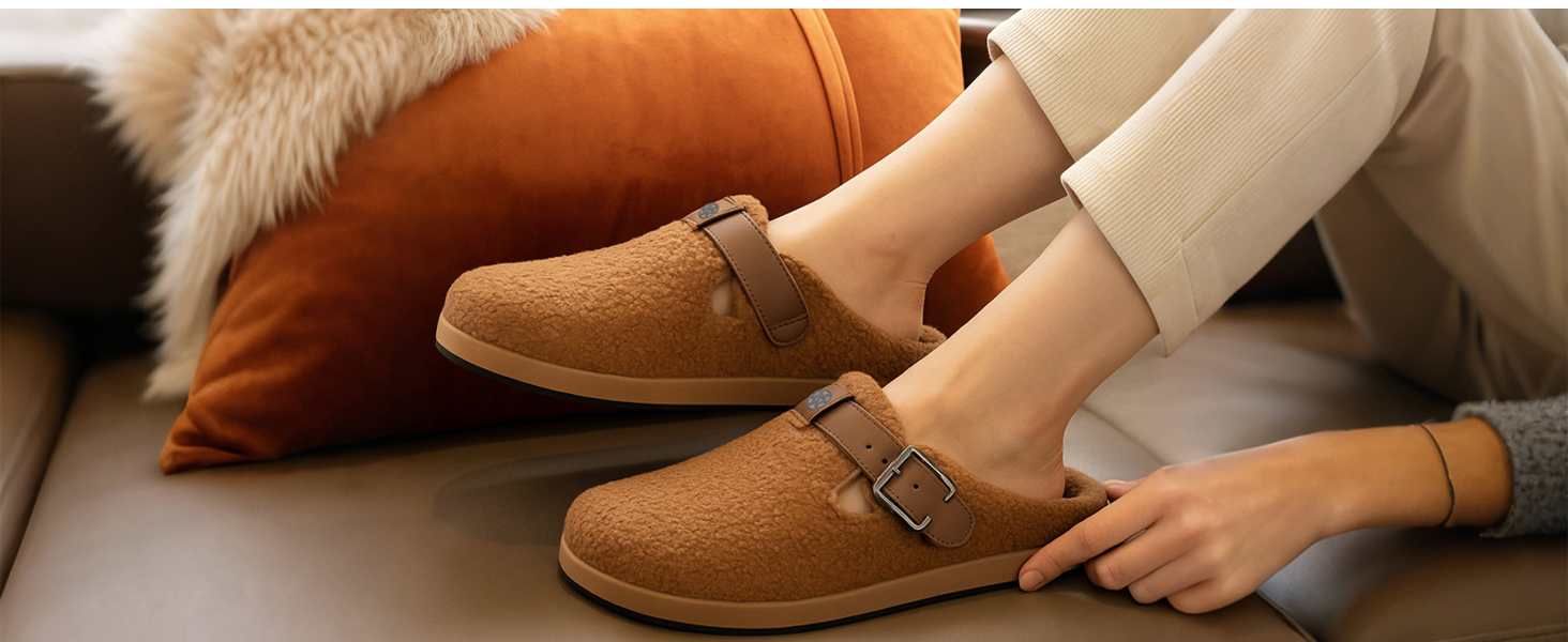 Тапочки халатні жіночі/чоловічі, зимові, з підкладкою з полярного флісу, хакі, 40 EU