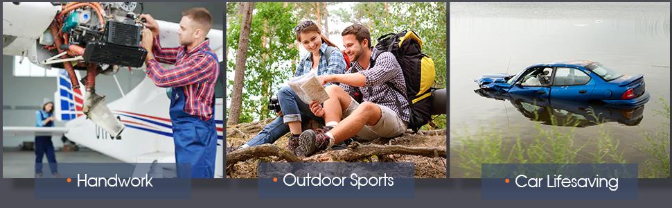 Мультитул BIBURY 18 в 1: 18 функцій в одному інструменті з нержавіючої сталі. Ідеальний для кемпінгу, ремонту та як подарунок для чоловіків. Чорний.