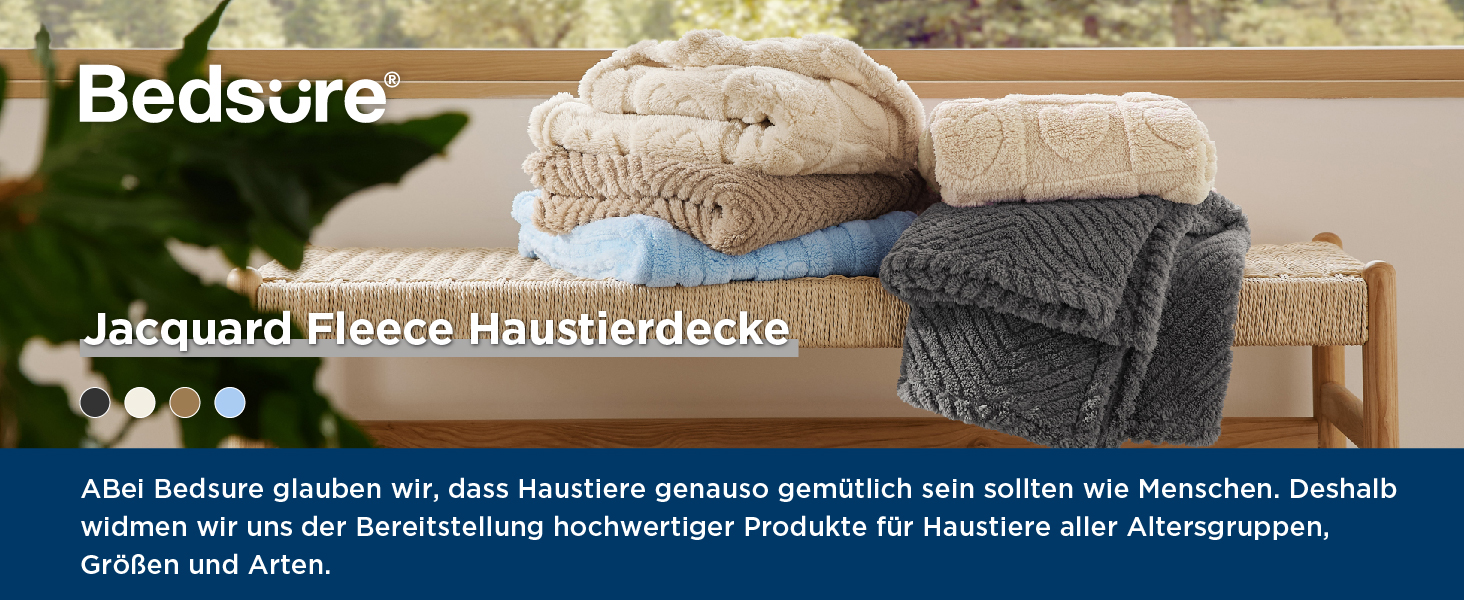 Підстилка для собак Bedsure: м'яка, тепла, кремово-біла, 100x120 см