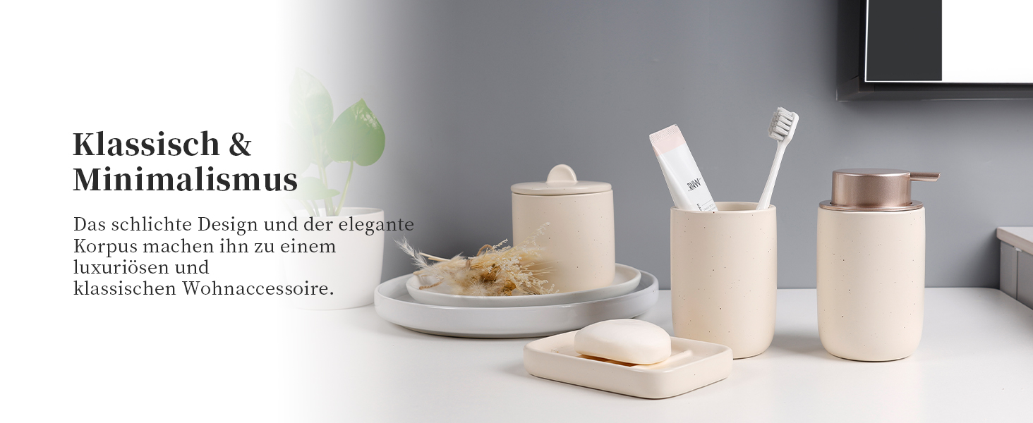 Набір для ванної кімнати з кераміки, 4 шт., аксесуари для ванної кімнати, органайзер з дозатором мила, мильниця, стакан для зубної щітки, контейнер для ватних паличок, преміум-декор для ванної кімнати, абрикосовий колір