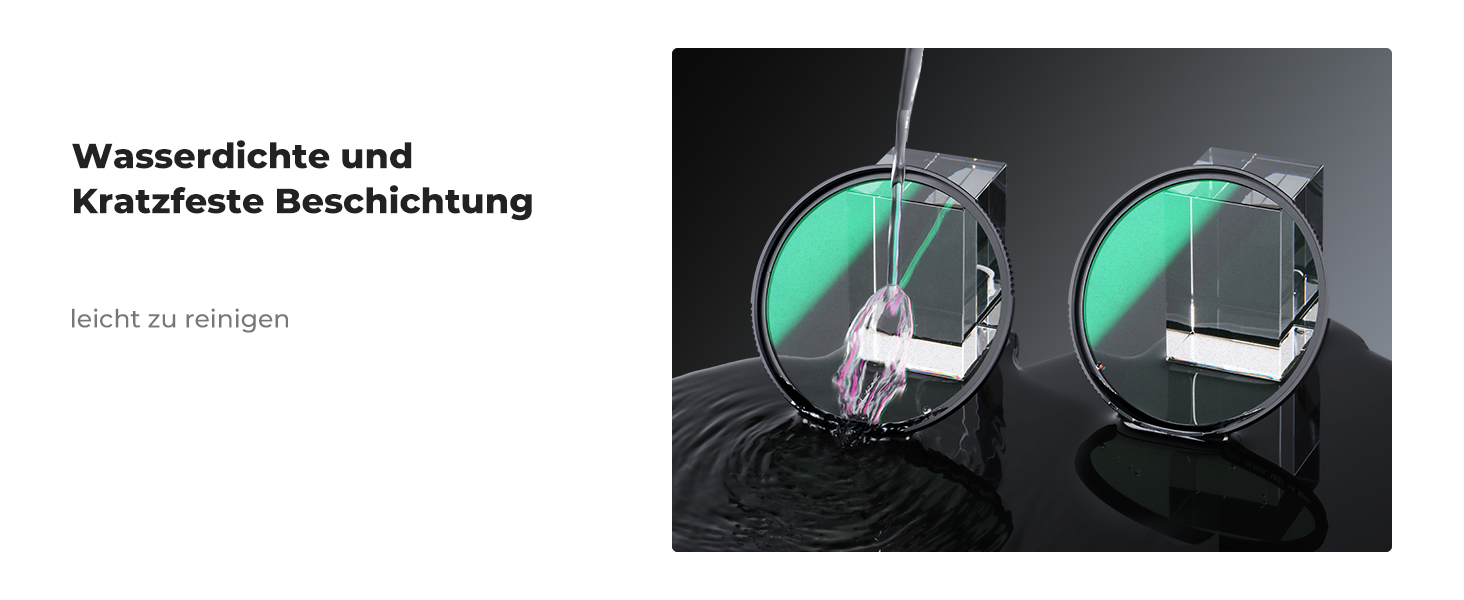 Фільтри K&F Concept Black Mist 82mm (1/4 & 1/8) для відео та портретної зйомки (Nano-Xcel)