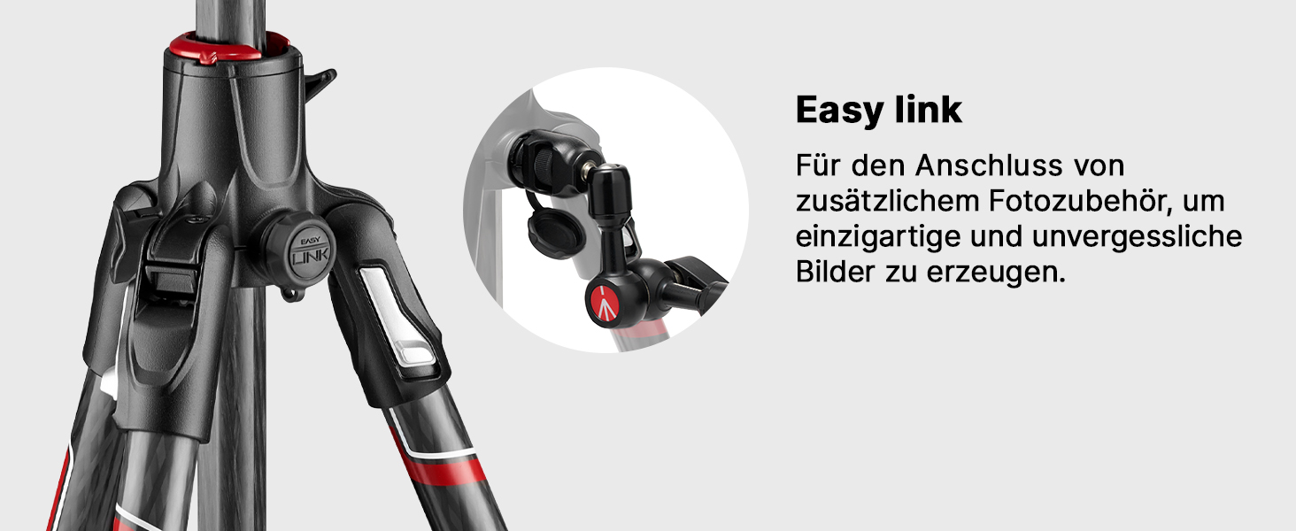 Штатив Manfrotto Befree GT XPRO з алюмінієвою головкою 496, Twist Lock, для DSLR та беззеркальних камер з довгими об'єктивами, макрозйомка