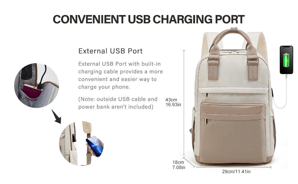 Чорно-білий рюкзак YTL Rolltop з відділенням для ноутбука 17 дюймів, водонепроникний, для подорожей, школи, університету, велосипеду