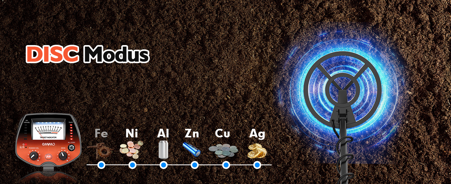 Металодетектор OMMO Pro для дорослих та дітей, USB, водонепроникний, 3 режими, преміум-якість