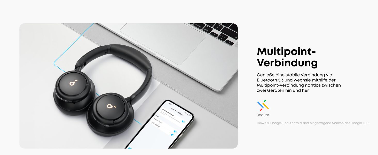 Soundcore Q30 навушники Bluetooth з активним шумозаглушенням, Hi-Res звук, 40 годин роботи, чорний