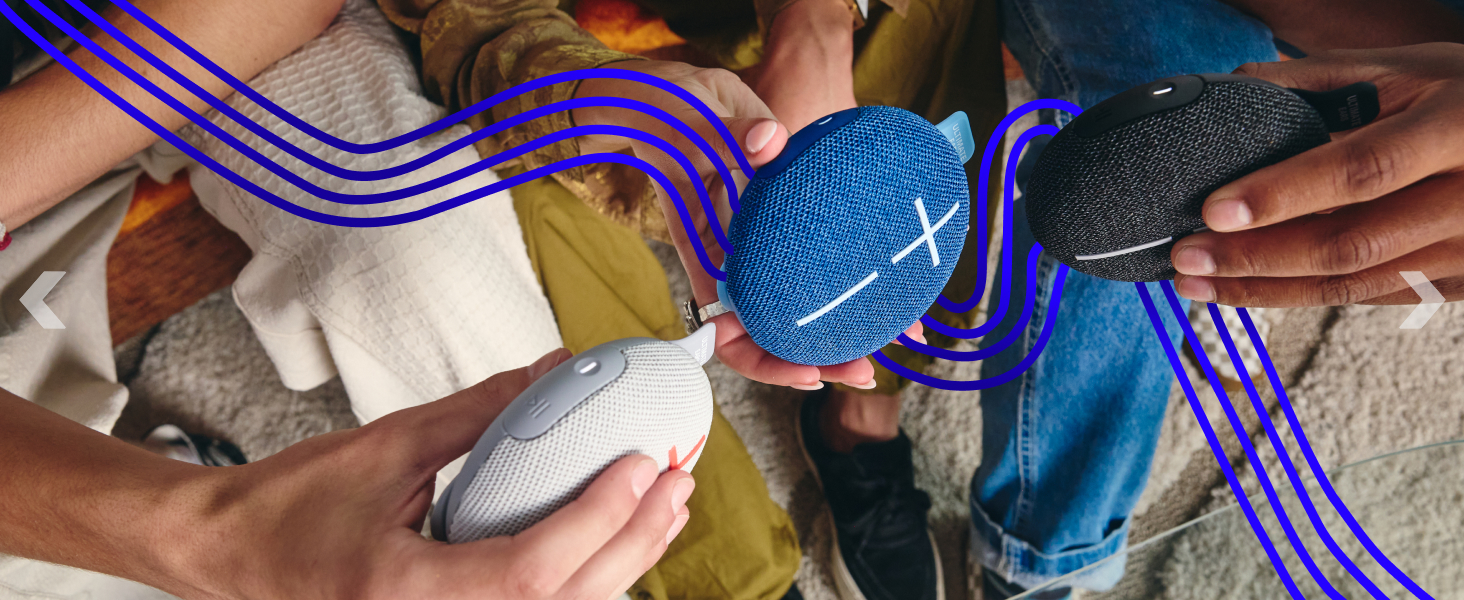 Портативна Bluetooth колонка Ultimate Ears MINIROLL: Водонепроникна, пилозахисна (IP67), потужний бас, чорний колір
