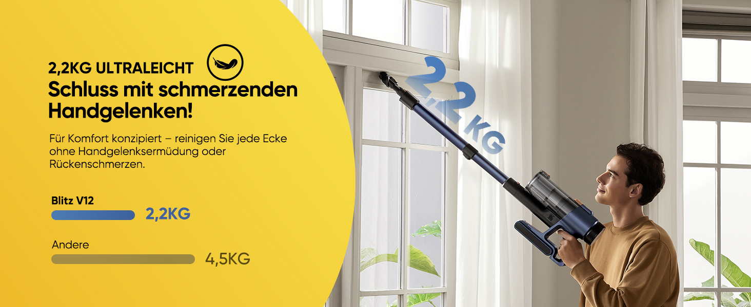 Бездротовий пилосос Vexilar V12: 50 хв роботи, 50 кПа, 450 Вт, LED-дисплей, зелене підсвічування, антизаплутувальна щітка. Ідеально для дому, авто, видалення шерсті тварин.