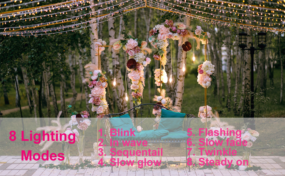 Льодогенератор Yizhet 3x3м LED, 300 LED, тепле біле світло, 8 режимів, IP65, для декору вечірки, шлюбу, Різдва, тераси